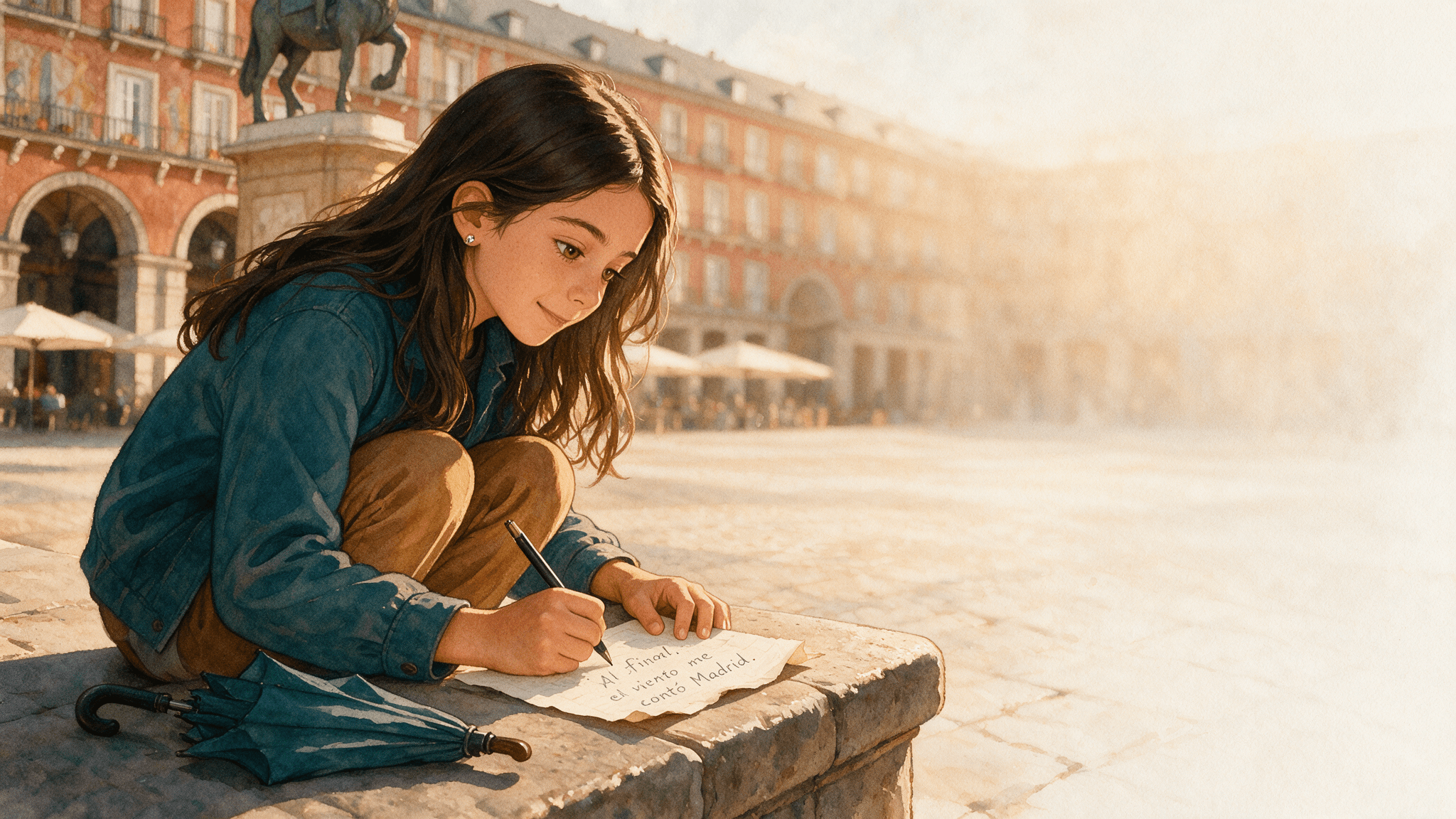 Ilustración de la escena 6: Emma en Madrid