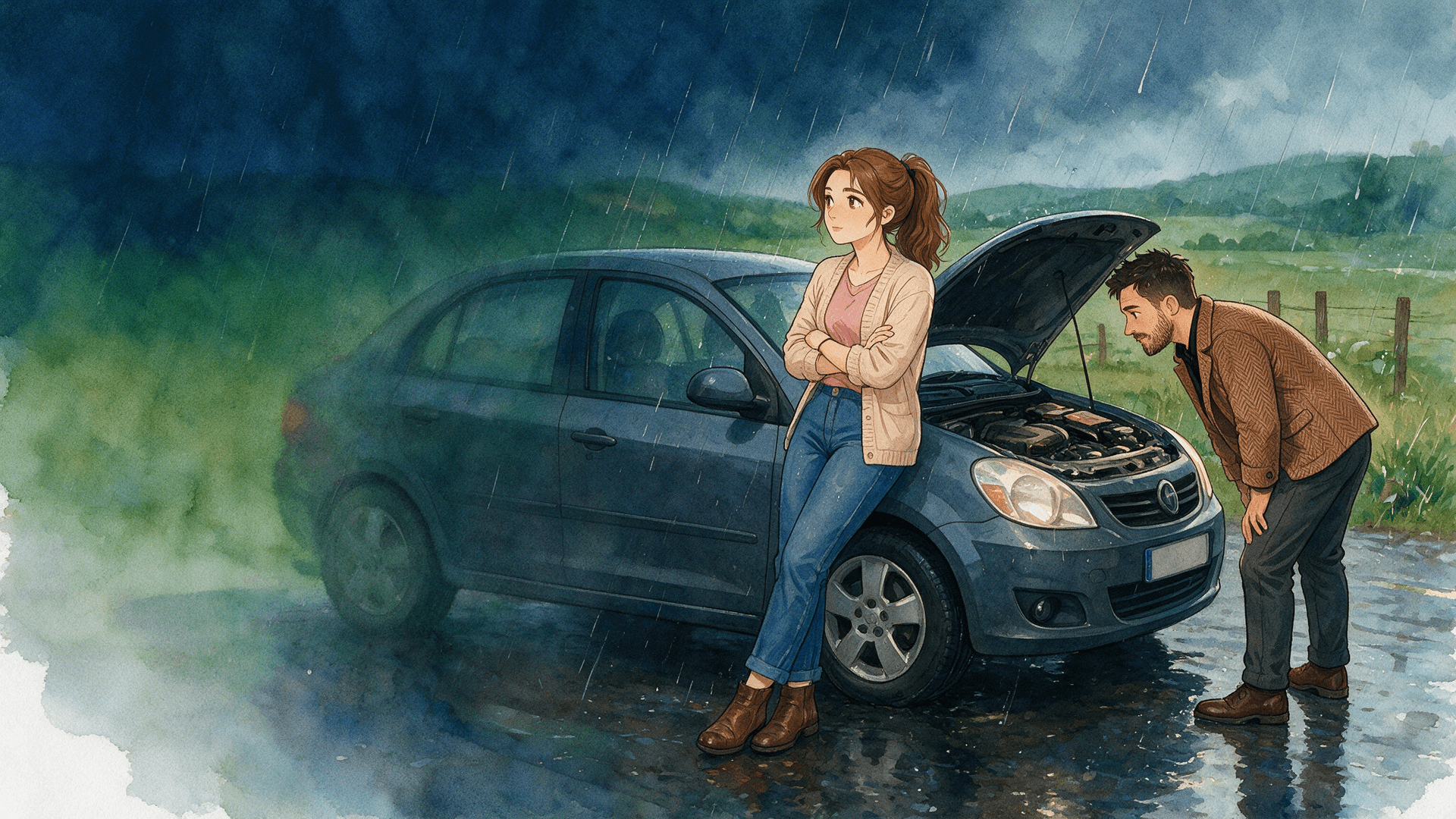 Ilustración de la escena 1: Todo lo que pasó antes