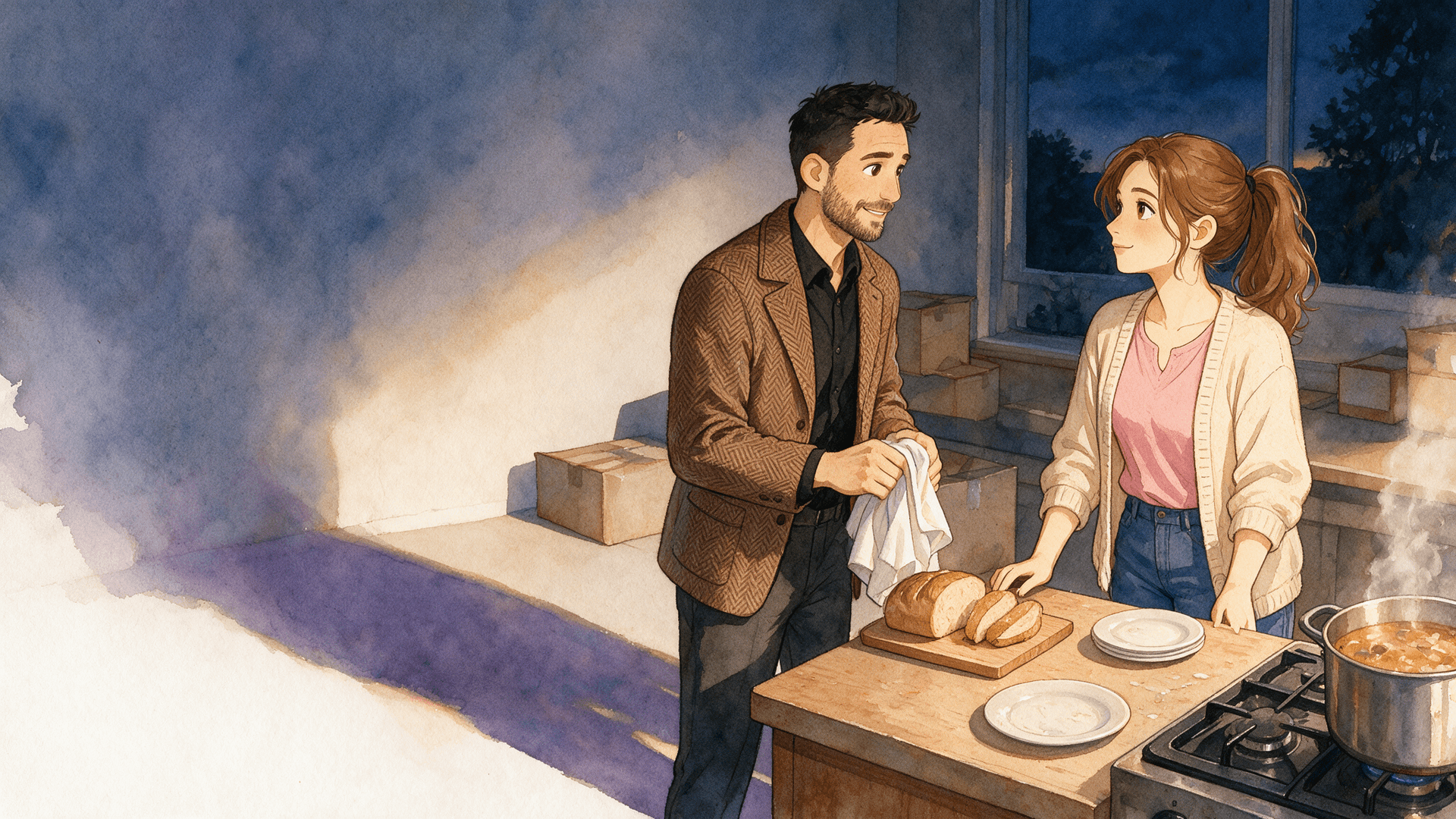 Ilustración de la escena 5: Todo lo que pasó antes