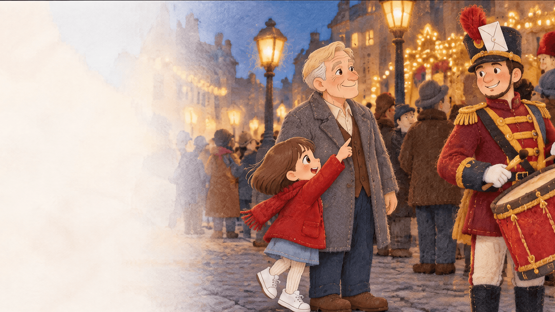 Ilustración de la escena 3: Martina y la carta a los Reyes