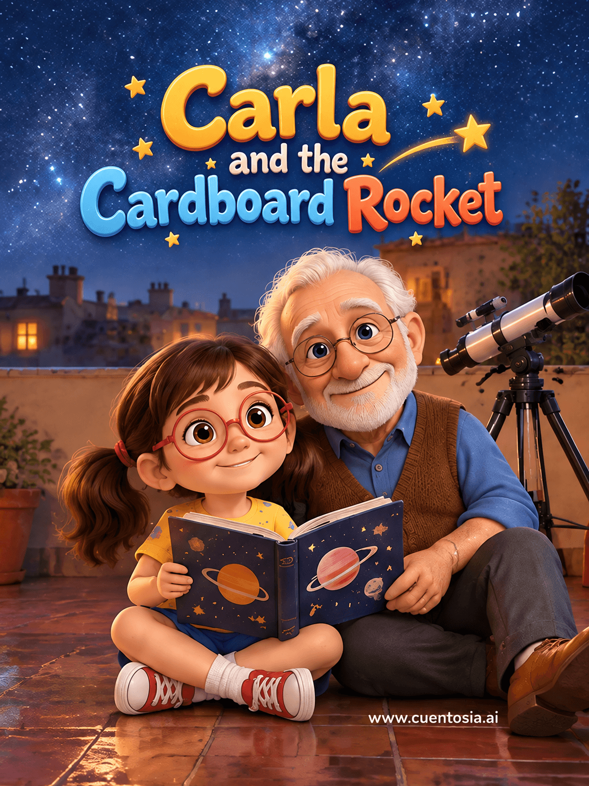 Front cover: Carla and the Cardboard Rocket