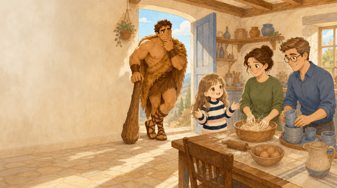 Illustration de la scène 8: Juliette va être grande sœur
