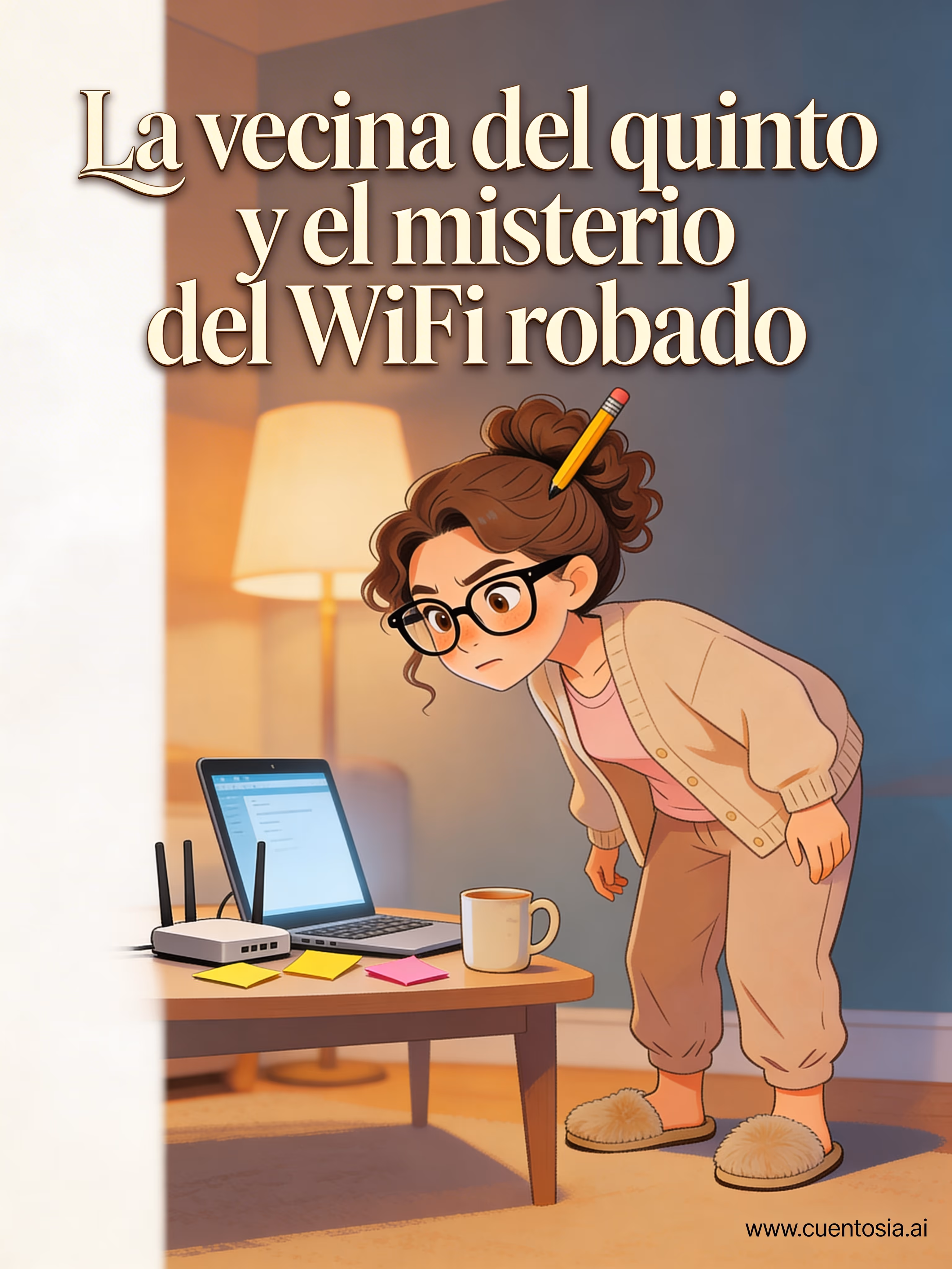 La vecina del quinto y el misterio del WiFi robado: un cuento de humor con final inesperado
