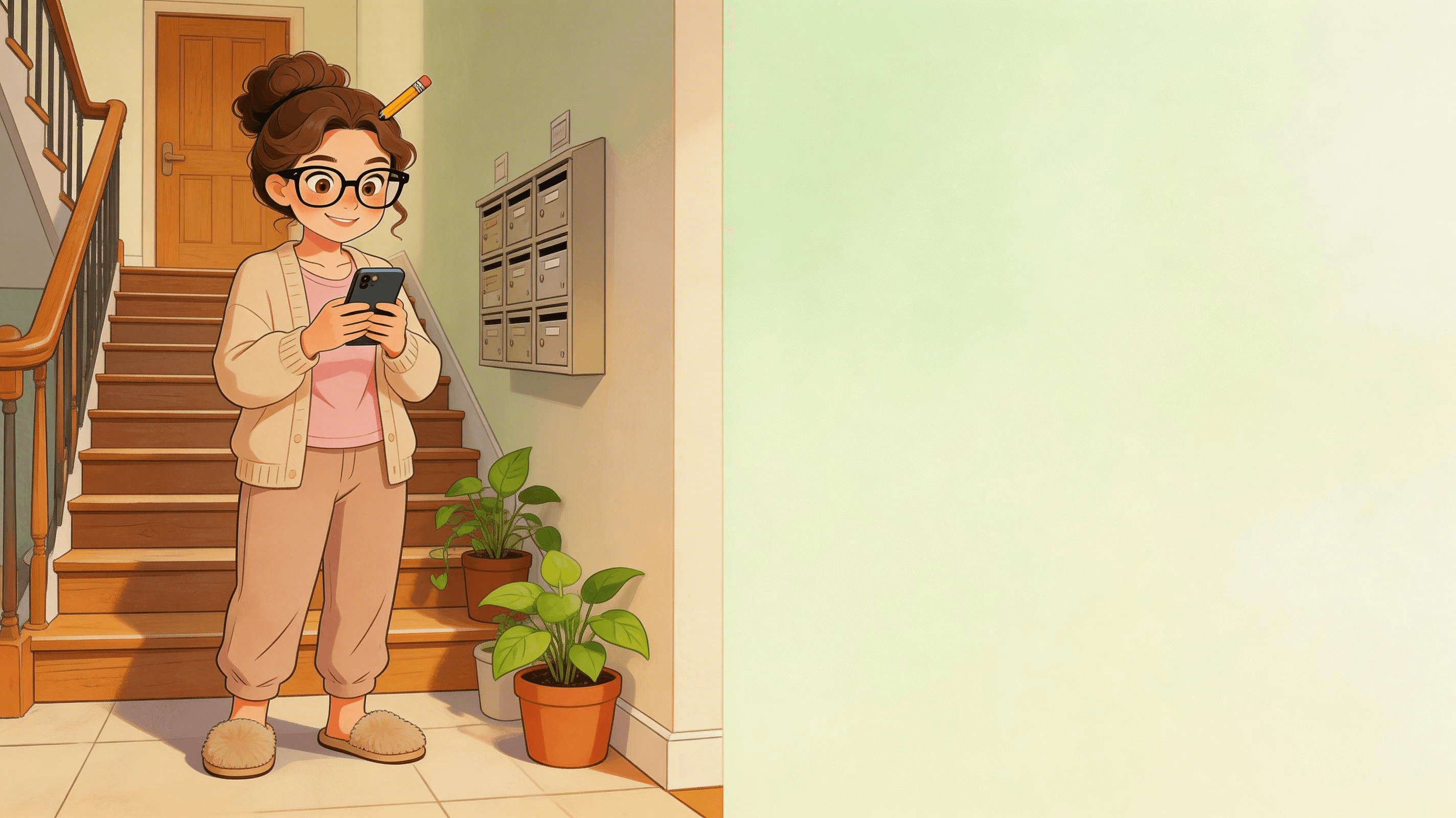 Ilustración de la escena 4: La vecina del quinto y el misterio del WiFi robado: un cuento de humor con final inesperado