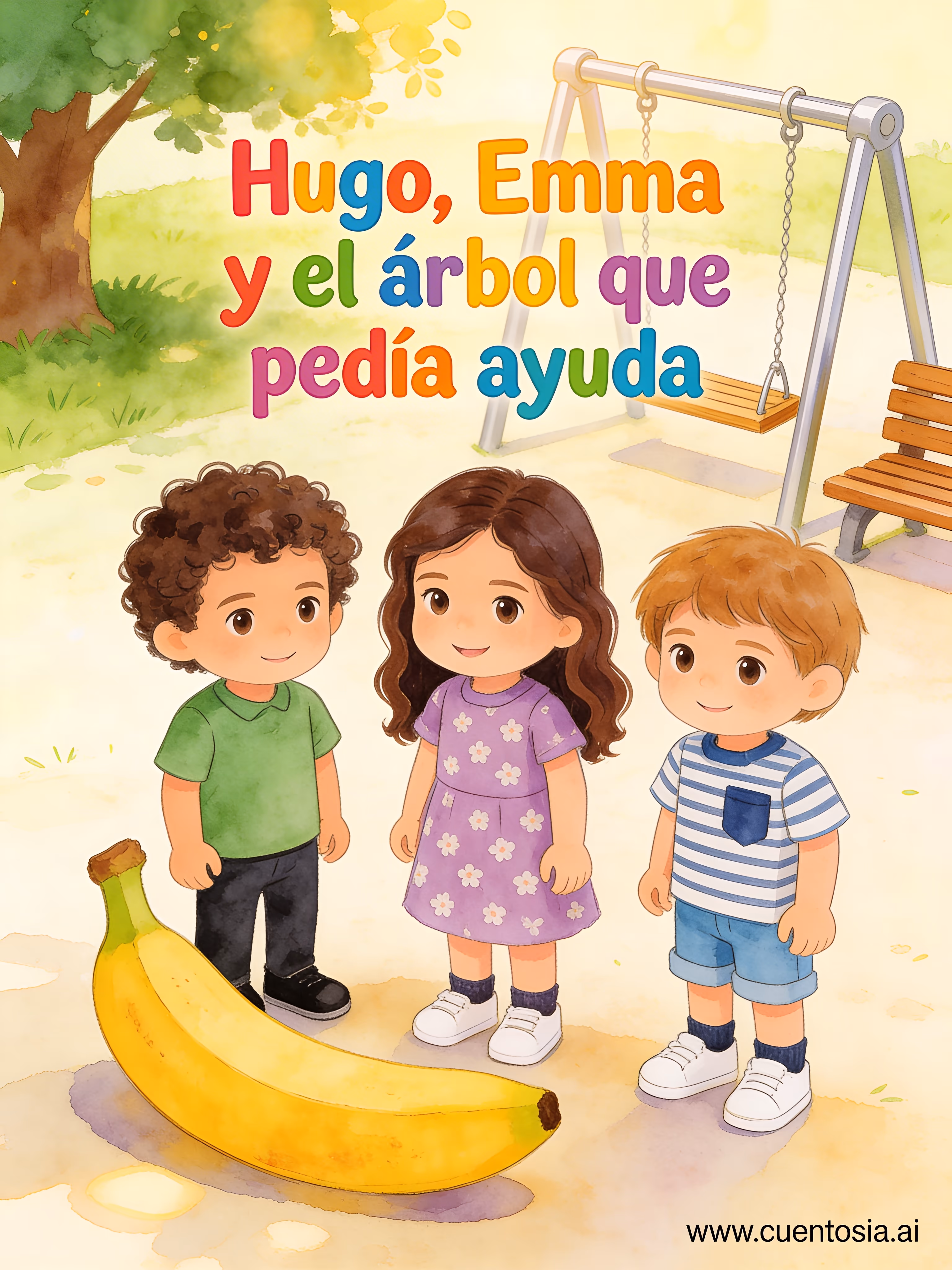 Hugo, Emma y el árbol que pedía ayuda