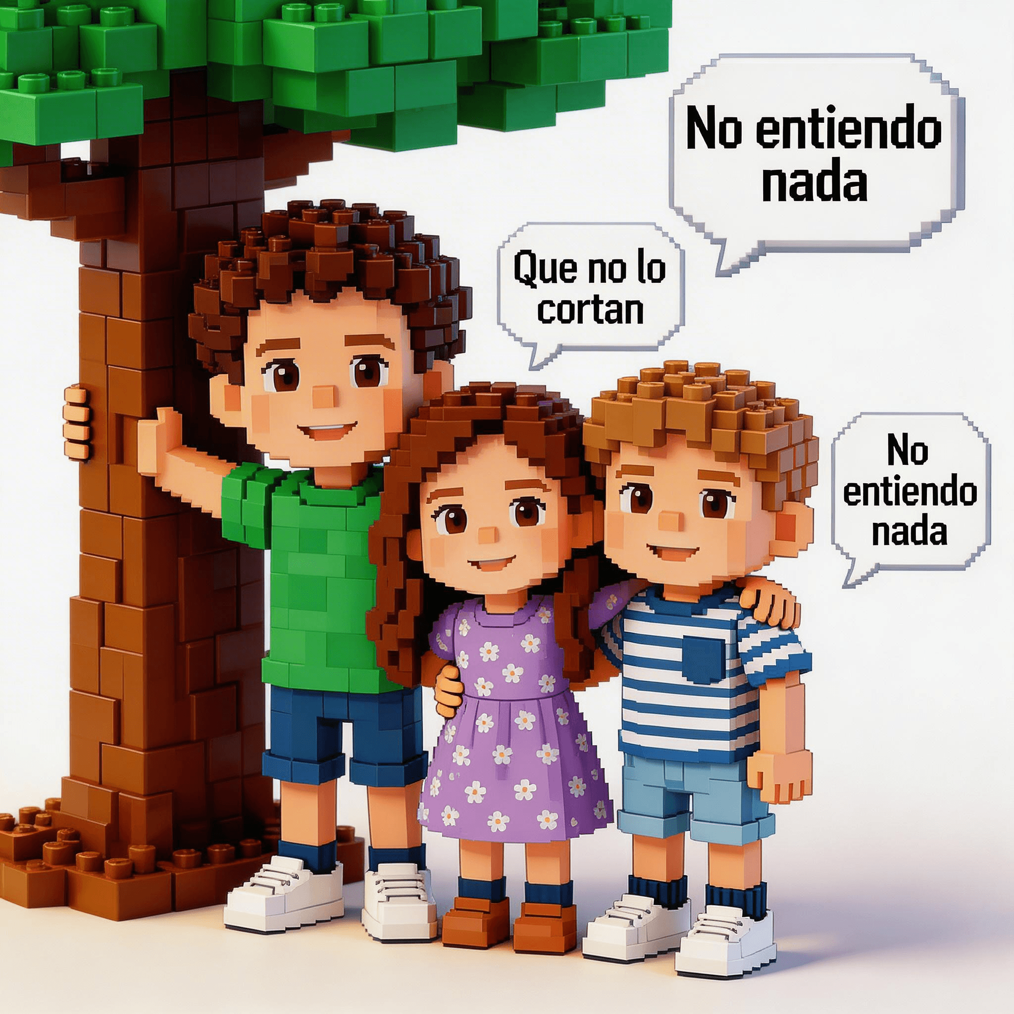 Ilustración de la escena 11: Hugo, Emma y el árbol que pedía ayuda