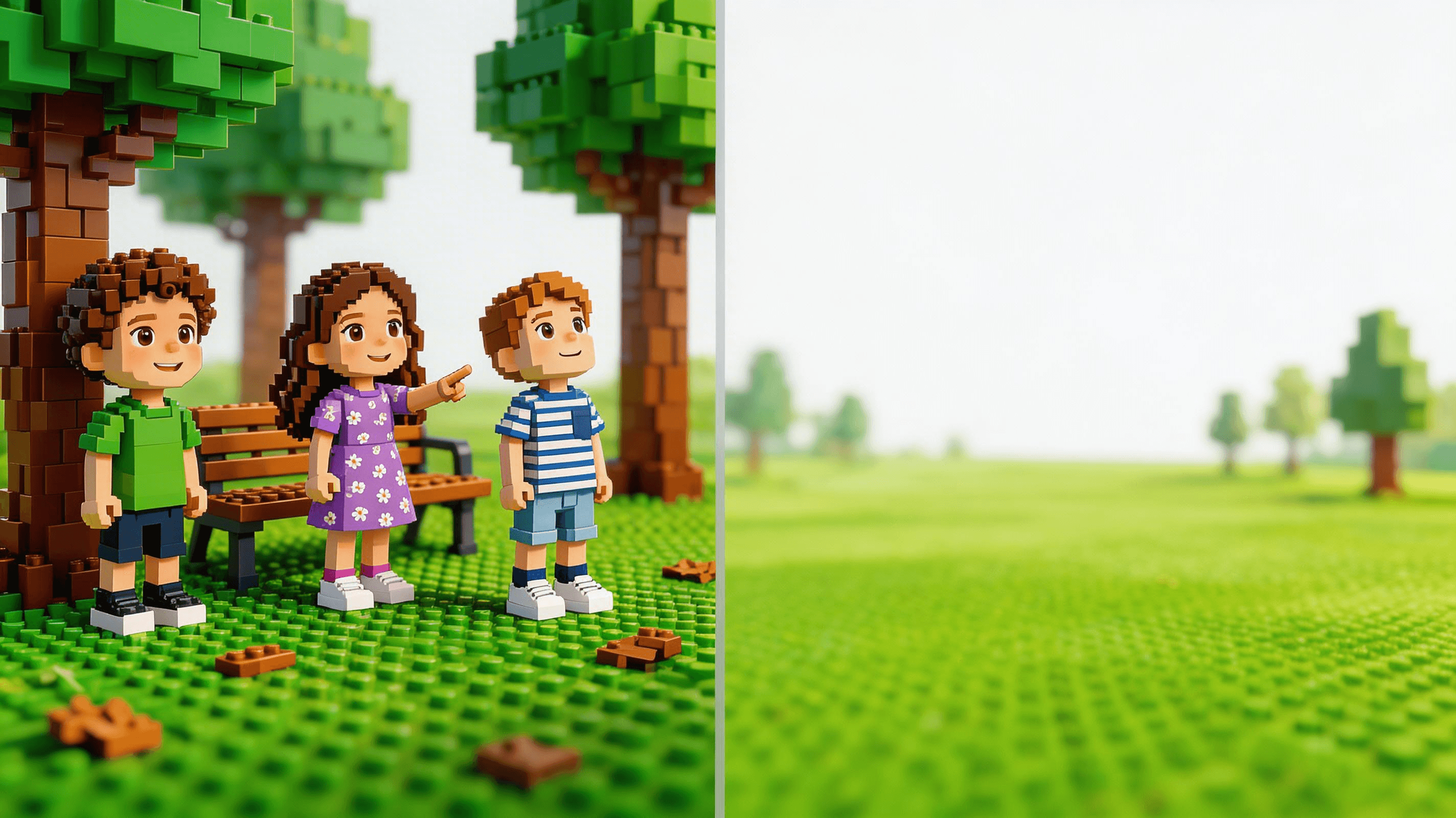 Ilustración de la escena 2: Hugo, Emma y el árbol que pedía ayuda