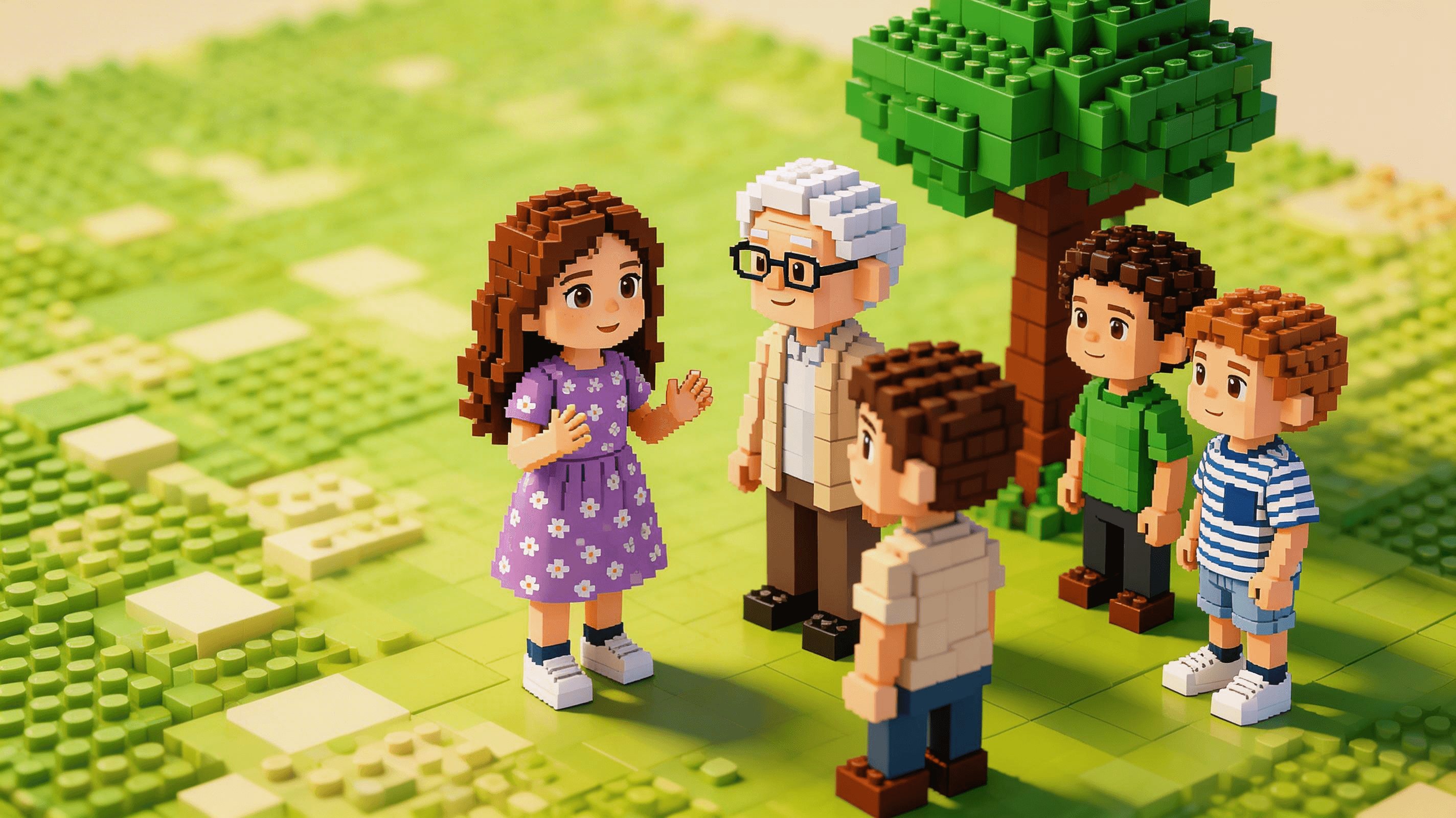 Ilustración de la escena 7: Hugo, Emma y el árbol que pedía ayuda