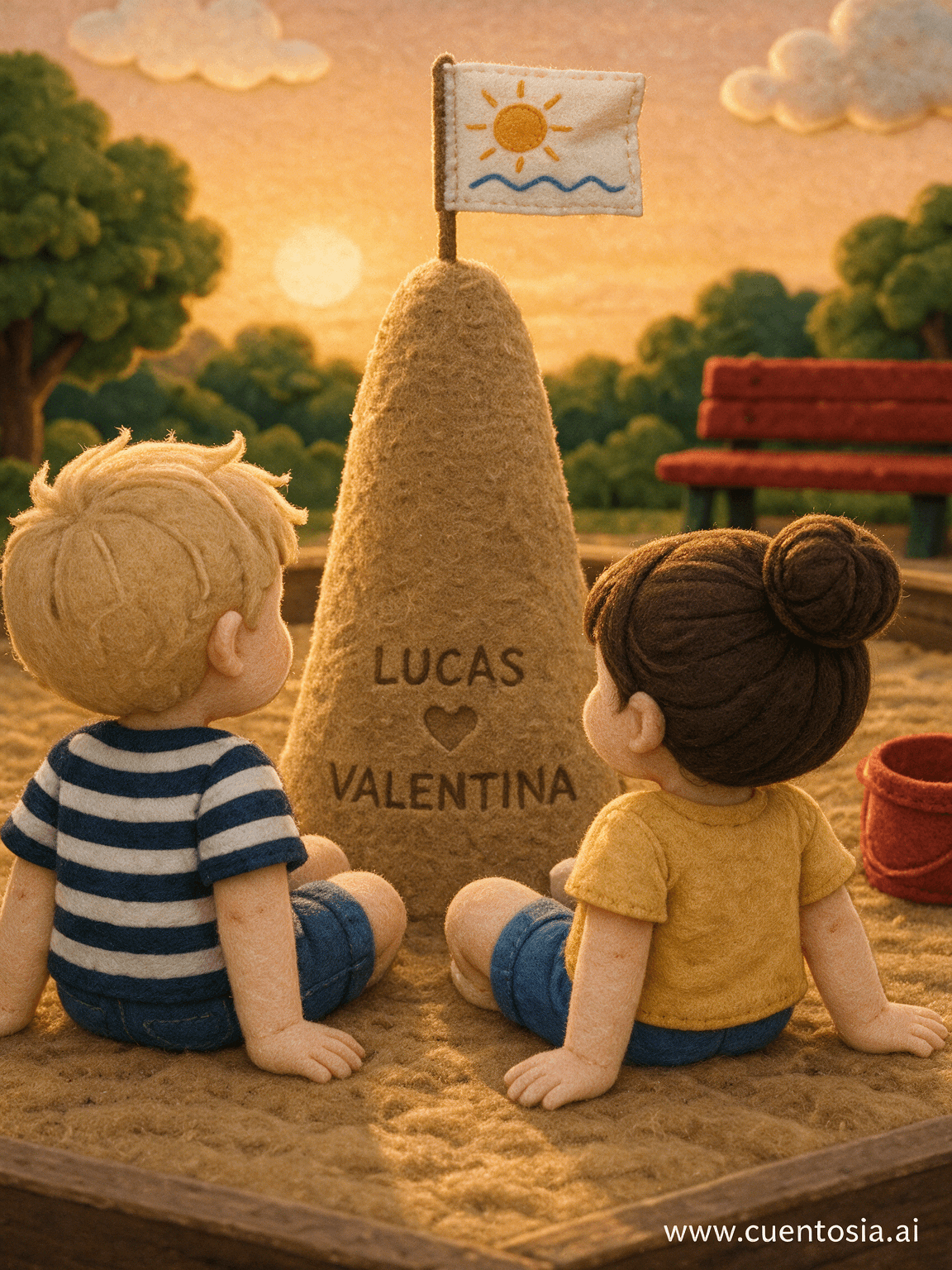 Back cover: One Bucket, Two Builders