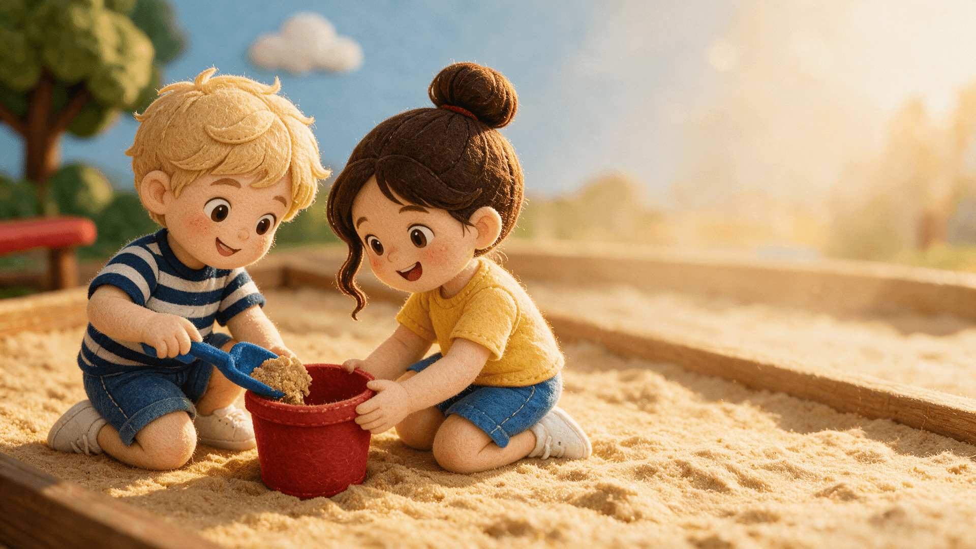 Scene illustration 4: One Bucket, Two Builders