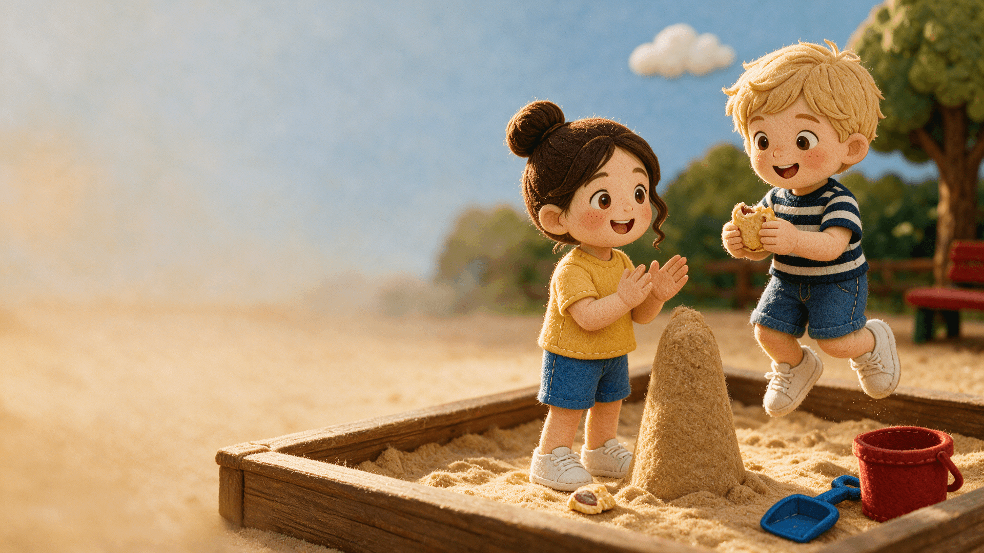 Scene illustration 5: One Bucket, Two Builders