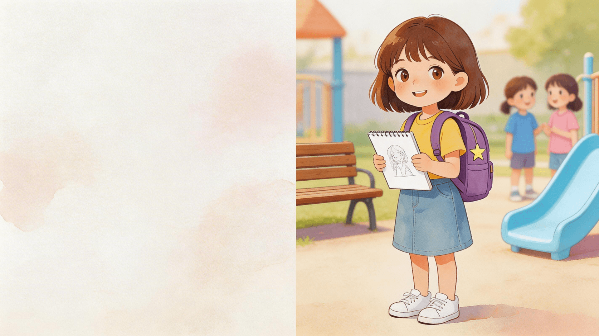 Ilustración de la escena 1: Martina y las palabras que duelen