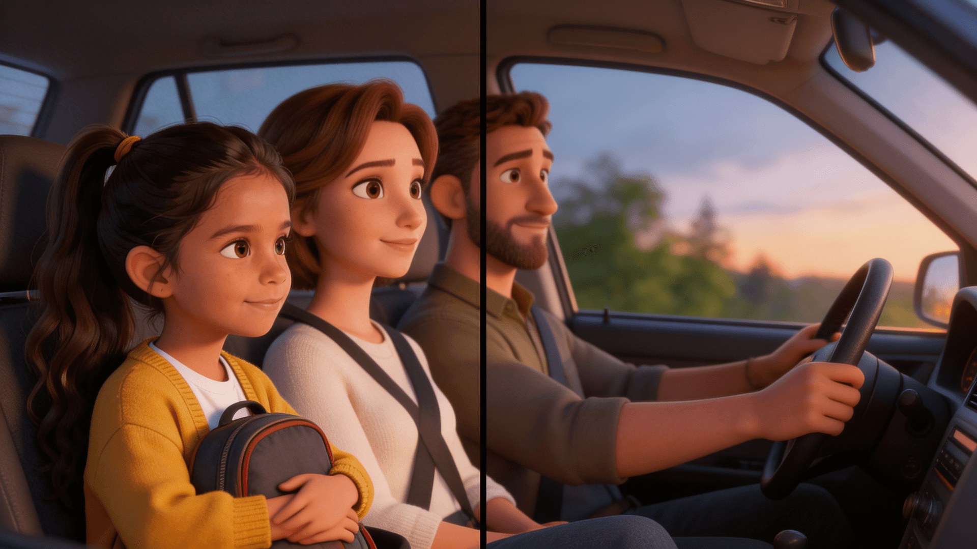 Ilustración de la escena 10: Alba dice adiós a su ventana
