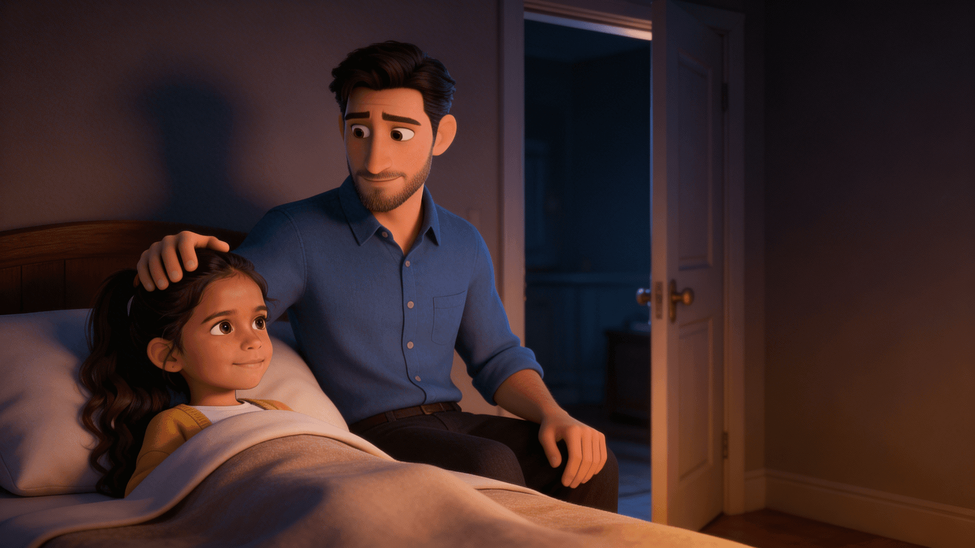 Ilustración de la escena 6: Alba dice adiós a su ventana
