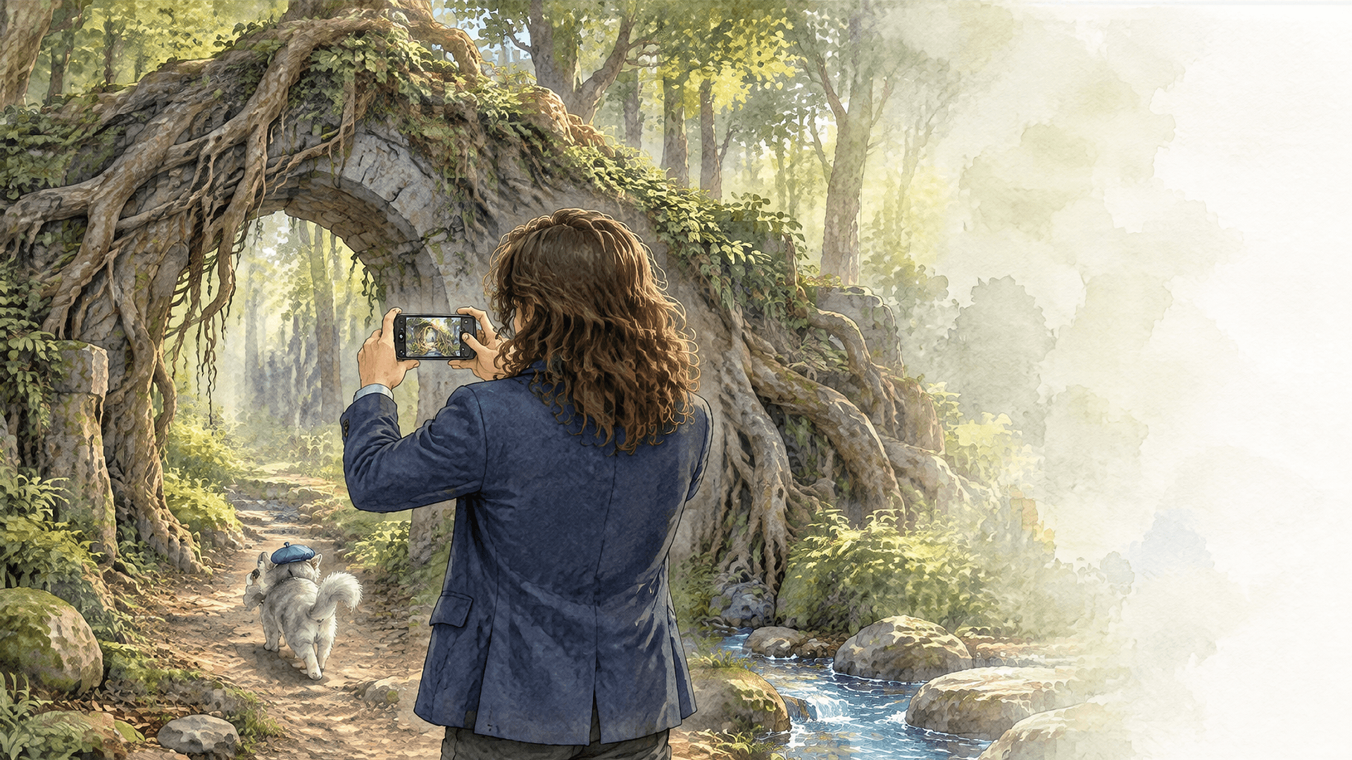 Illustration de la scène 6: Najib et la cité sous l'arche