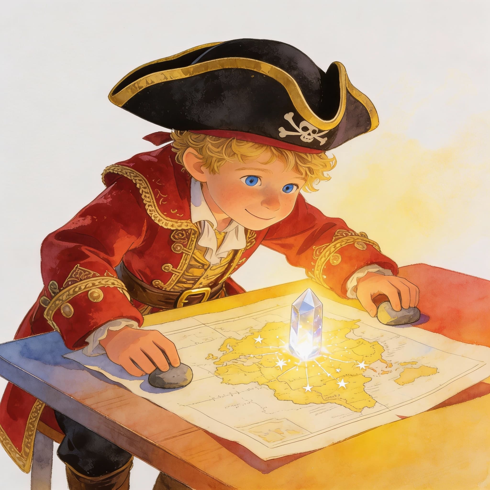 Ilustración de la escena 12: Las aventuras del capitán Leo