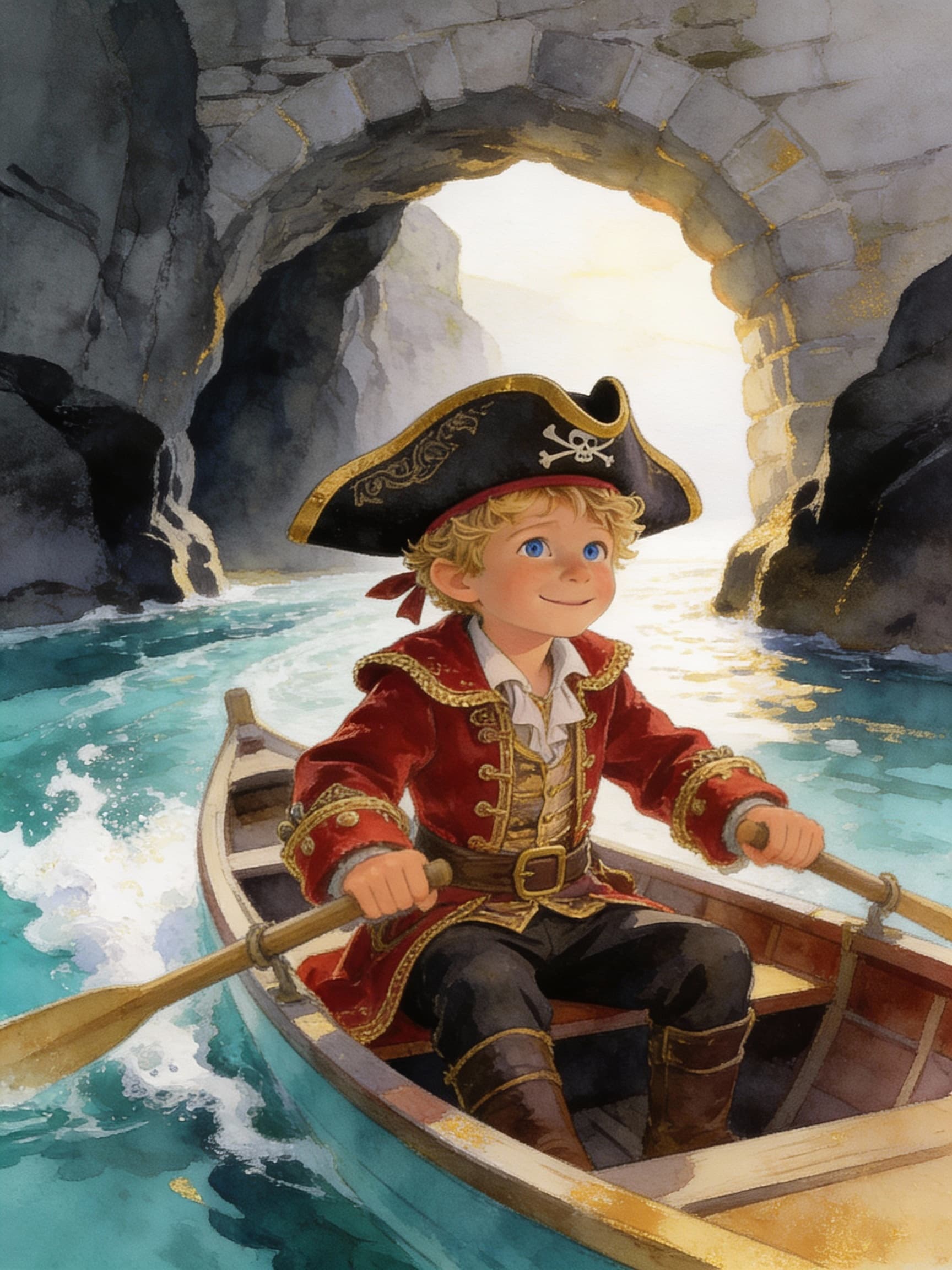 Ilustración de la escena 2: Las aventuras del capitán Leo