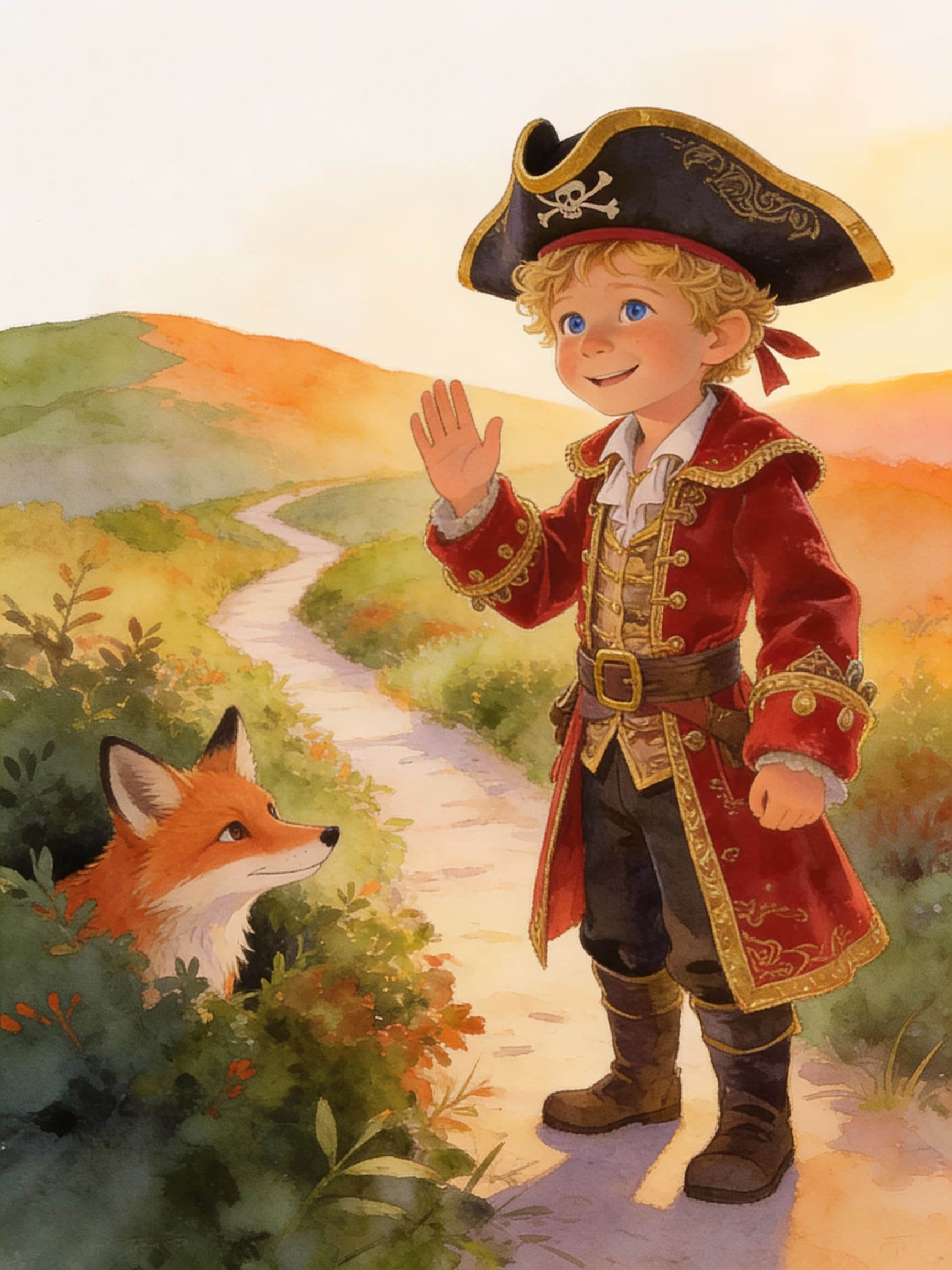 Ilustración de la escena 6: Las aventuras del capitán Leo