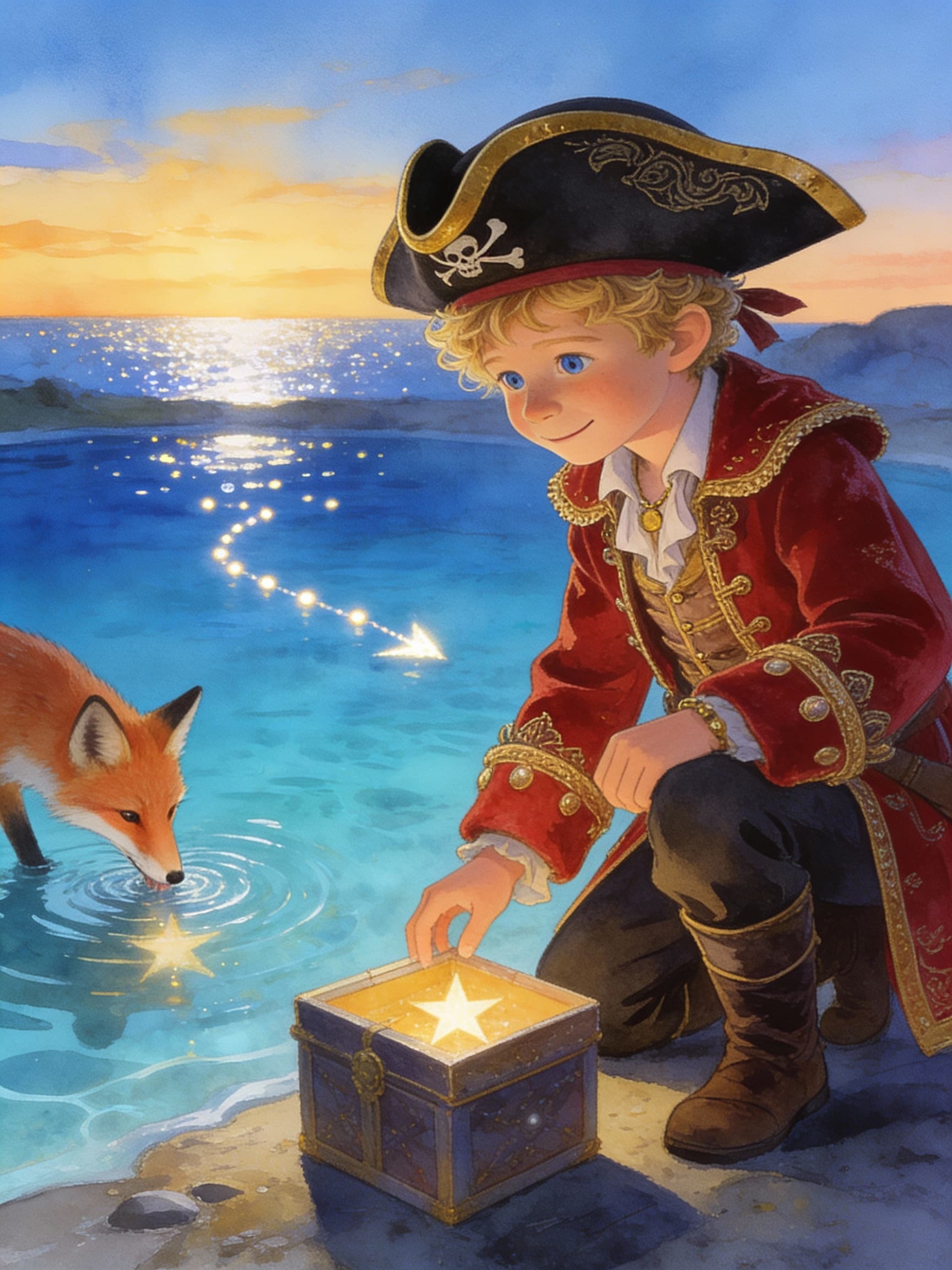 Ilustración de la escena 7: Las aventuras del capitán Leo