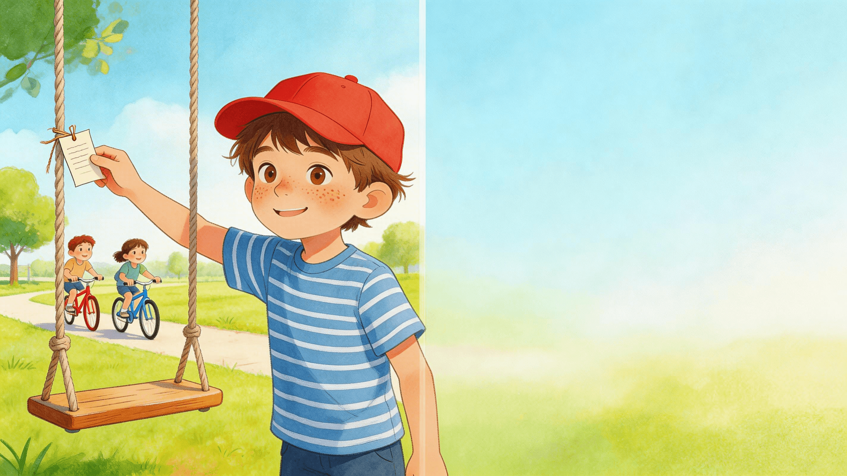 Ilustración de la escena 2: La fiesta de cumpleaños más mágica del mundo