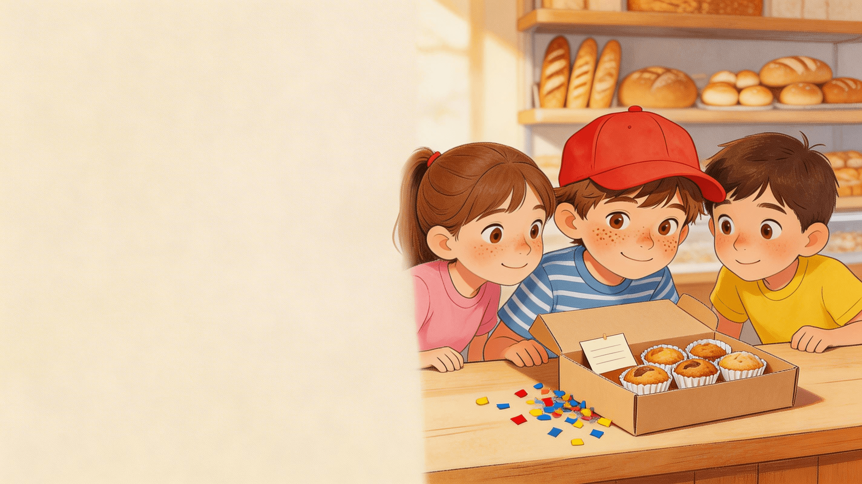 Ilustración de la escena 3: La fiesta de cumpleaños más mágica del mundo