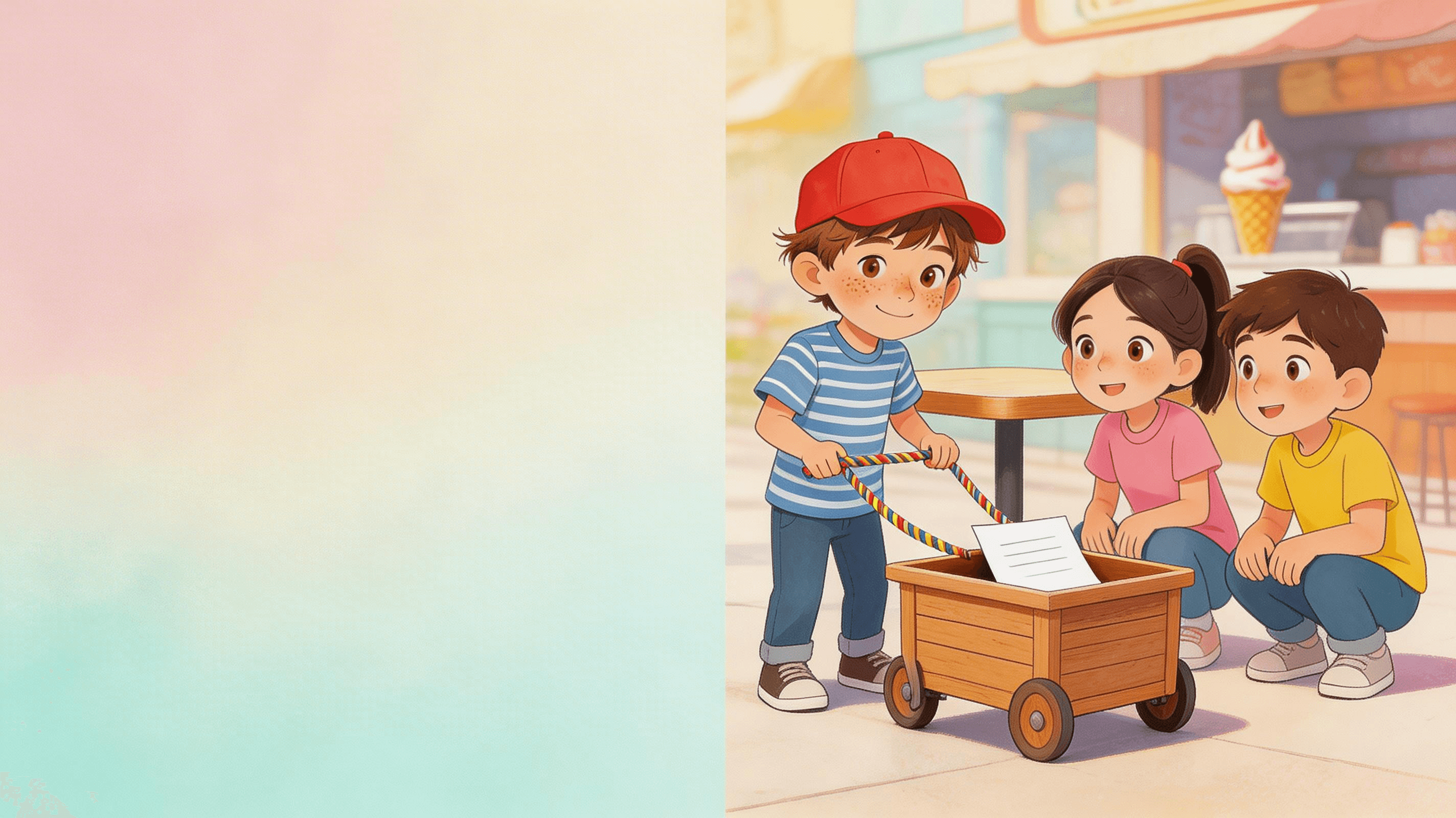 Ilustración de la escena 5: La fiesta de cumpleaños más mágica del mundo