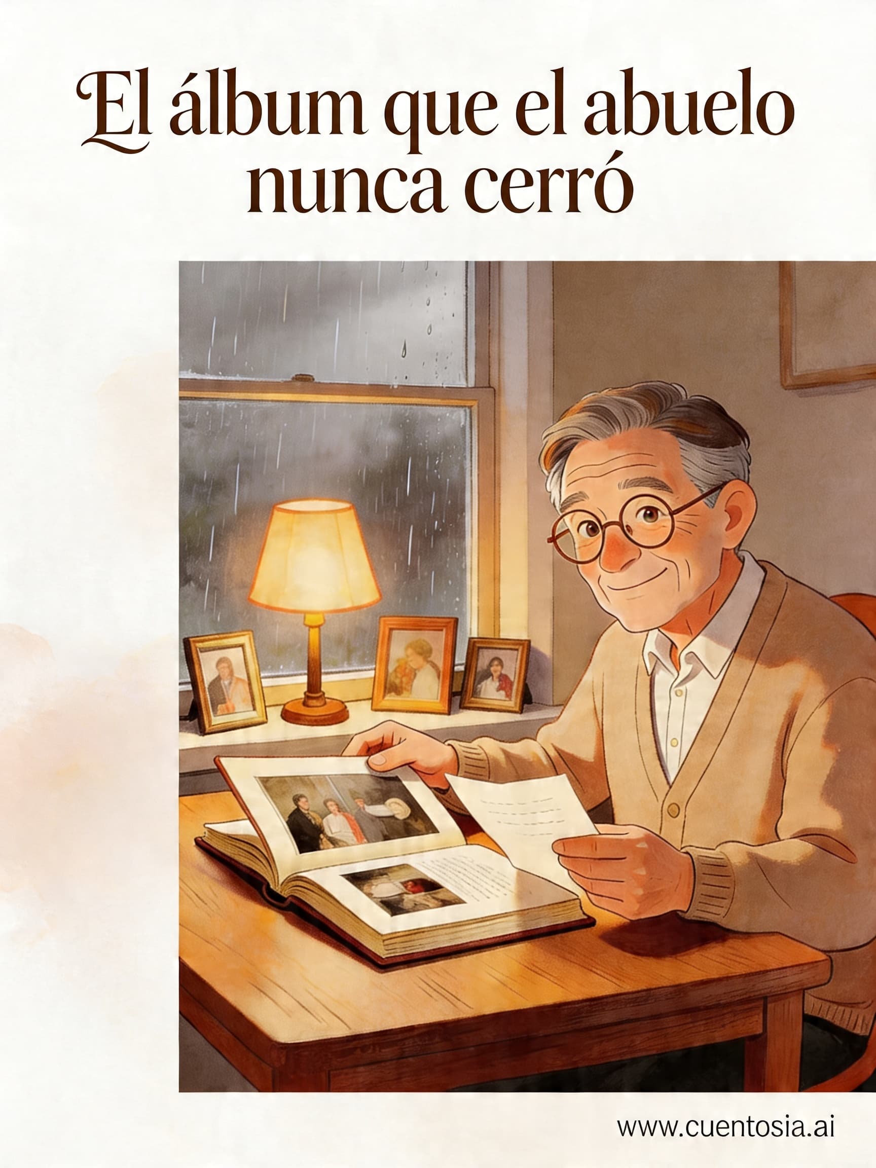 Portada: El álbum que el abuelo nunca cerró