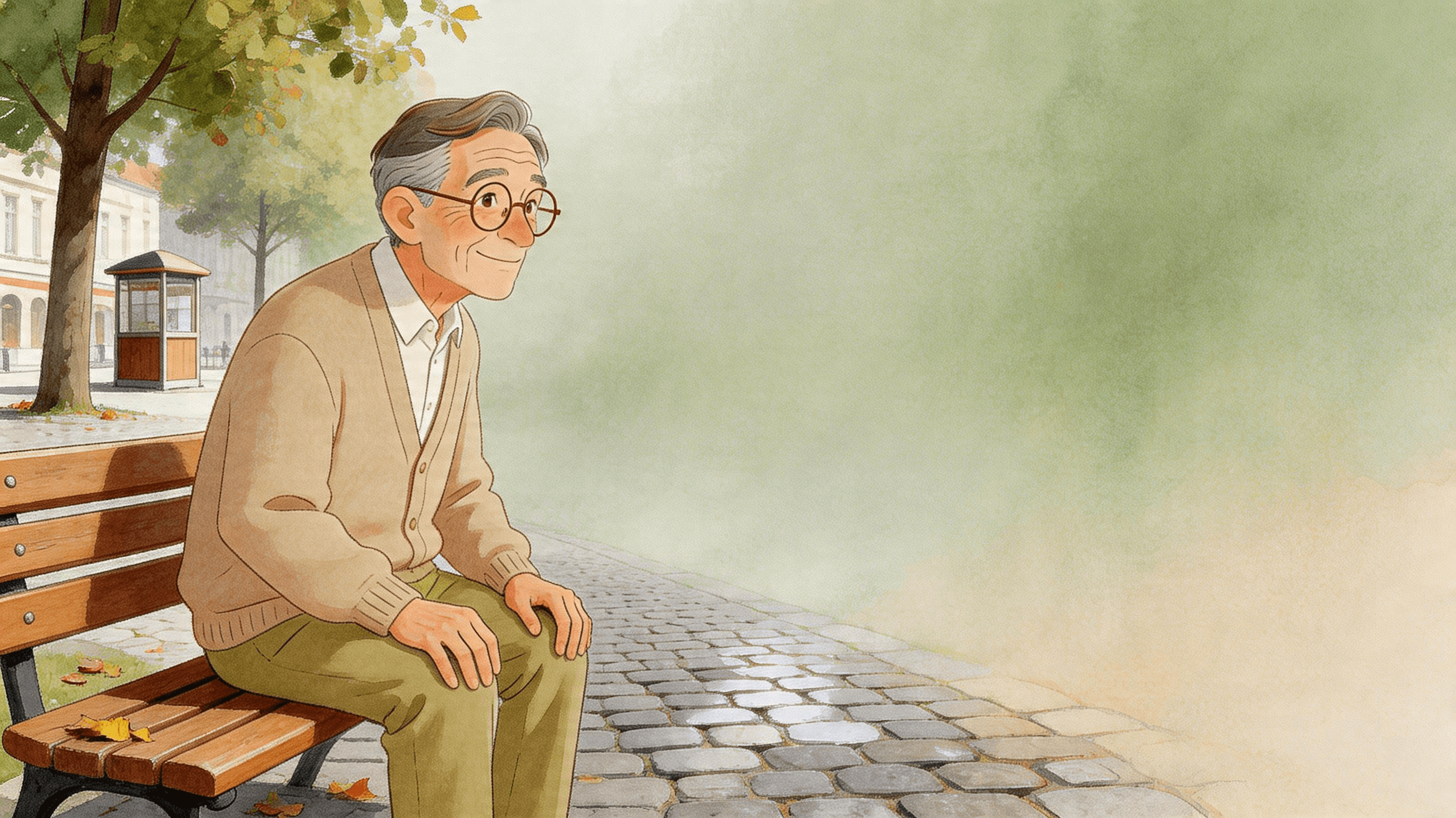 Ilustración de la escena 2: El álbum que el abuelo nunca cerró