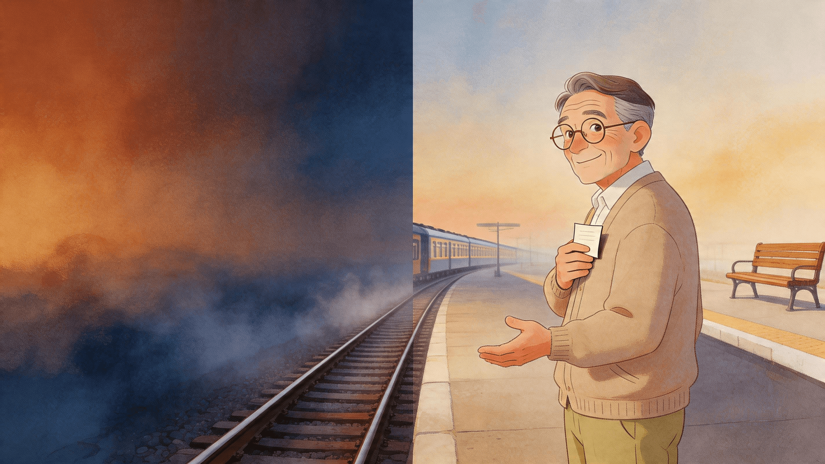Ilustración de la escena 5: El álbum que el abuelo nunca cerró