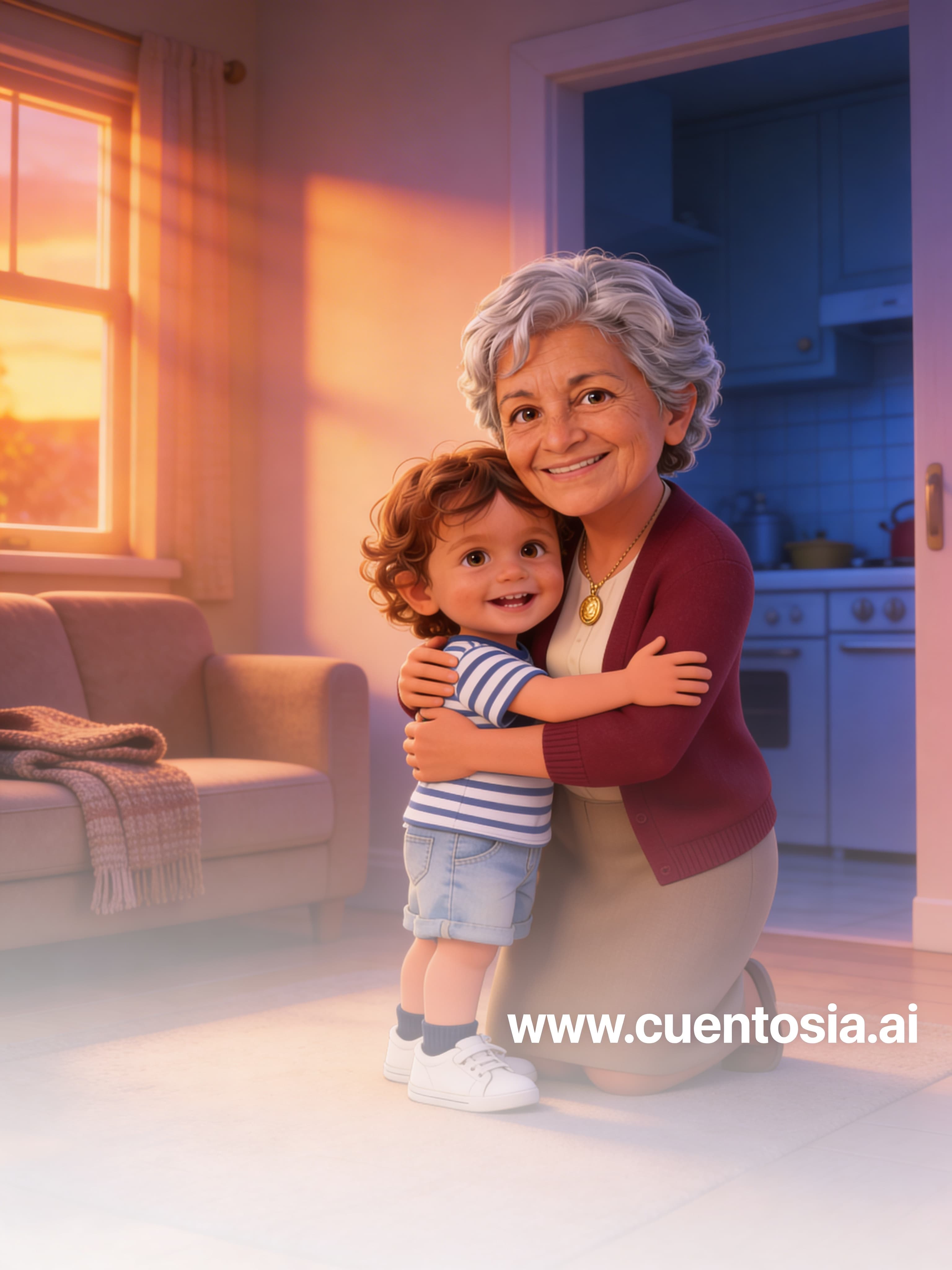 Contraportada: Hugo y el mapa de arrugas de la abuela