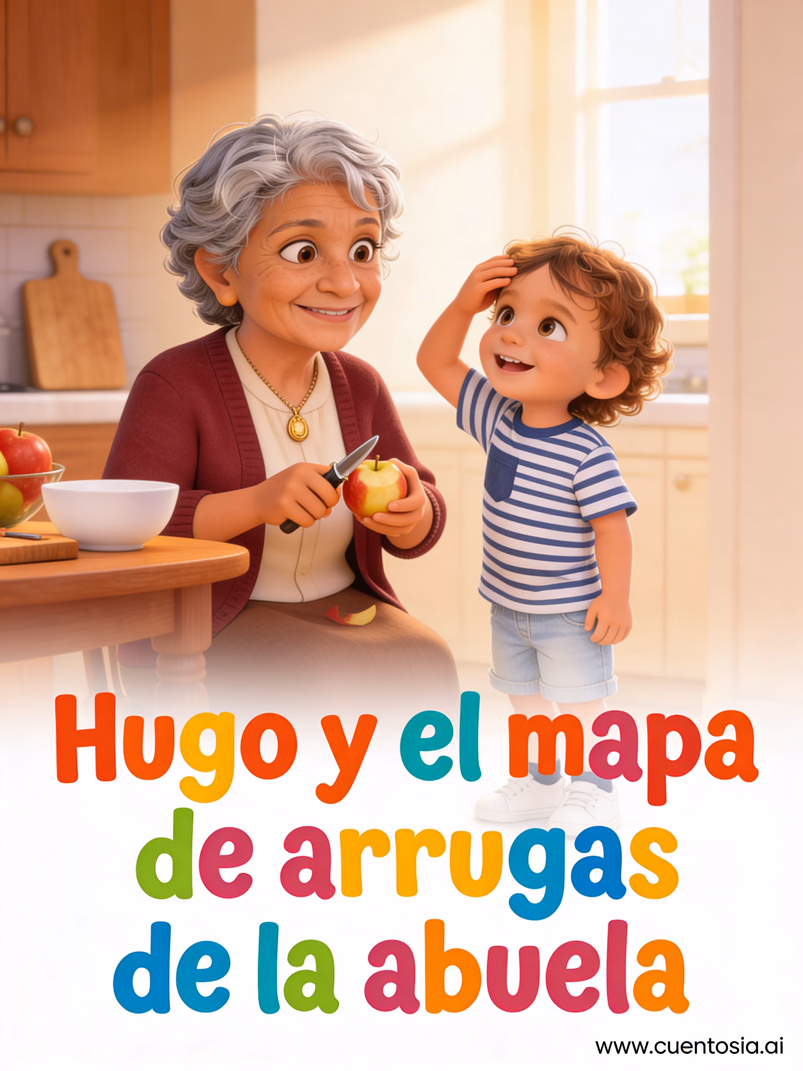 Hugo y el mapa de arrugas de la abuela