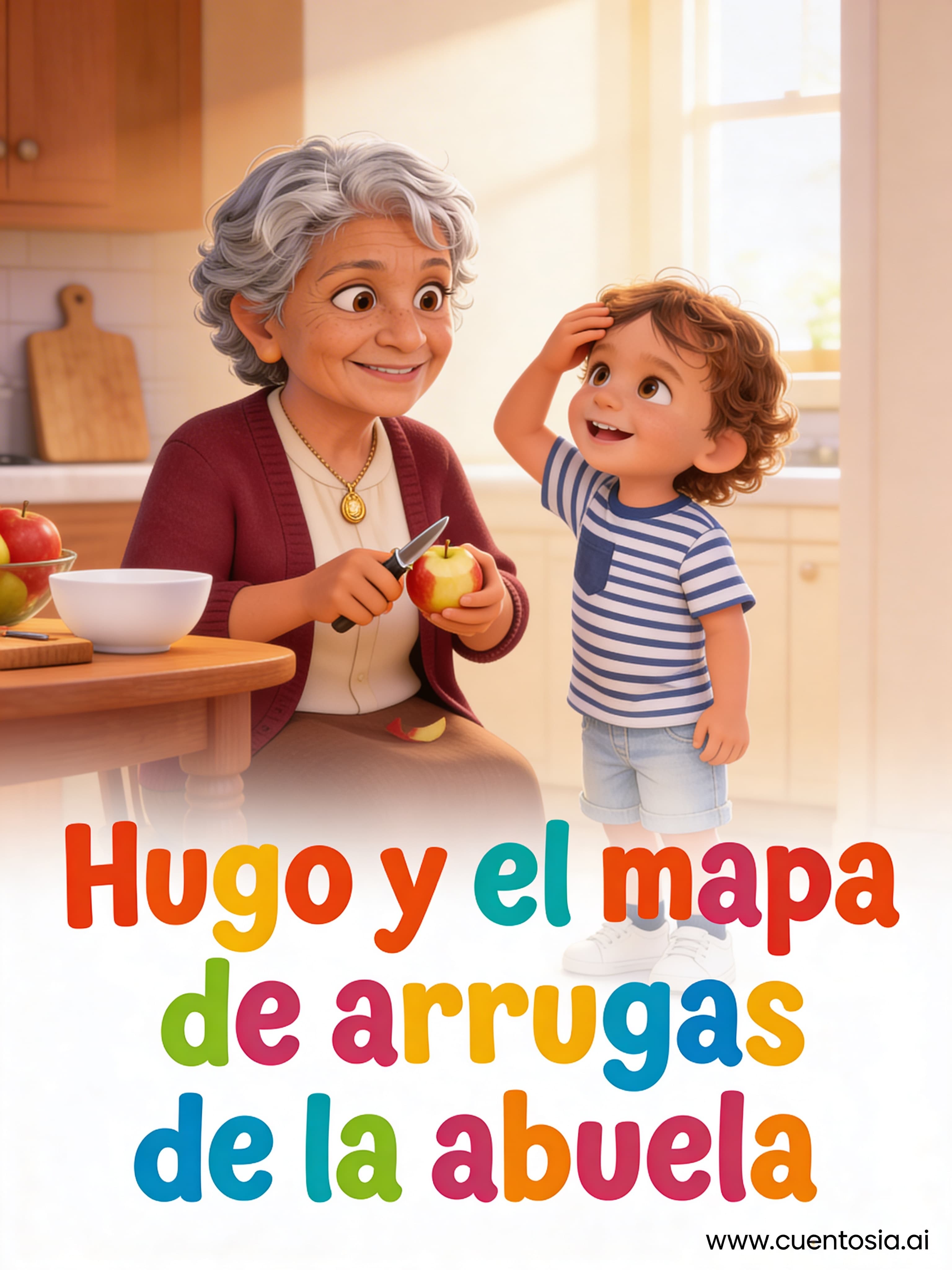 Hugo y el mapa de arrugas de la abuela