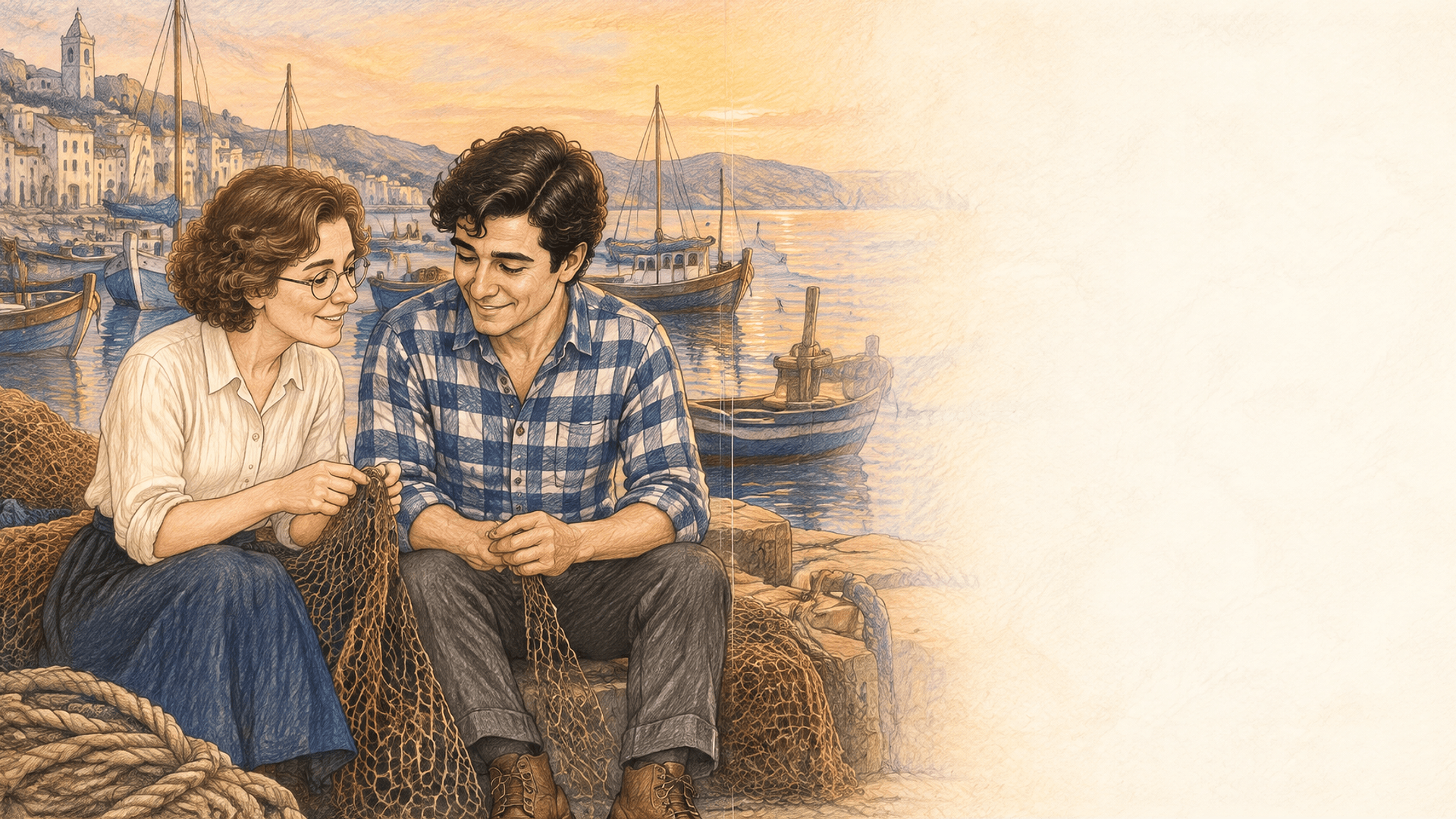 Ilustración de la escena 2: Carmen y Manuel, cincuenta años de verbenas