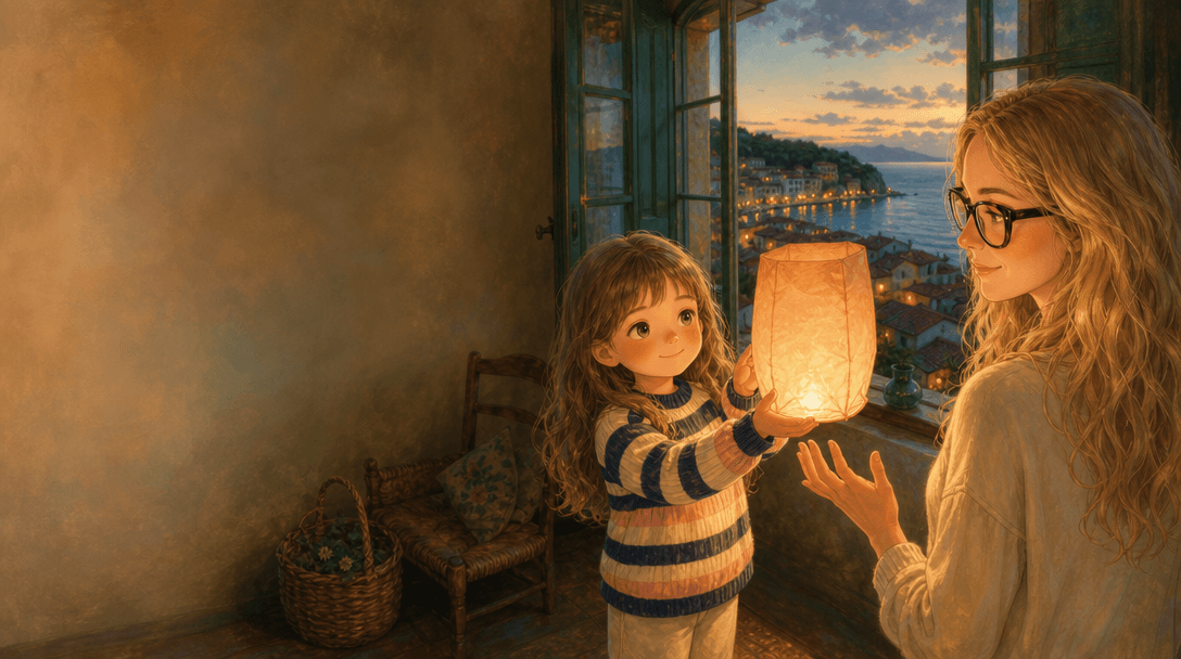 Illustration de la scène 8: Juliette et la fête des lanternes à Lastres
