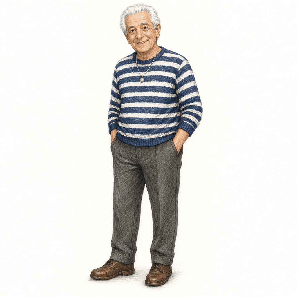 Retrato ilustrado de Manuel
