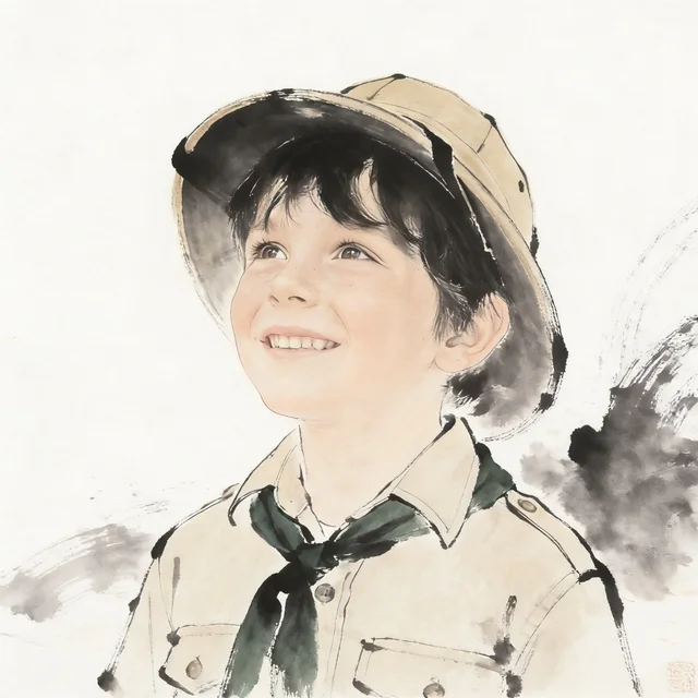 Ejemplo de estilo Tinta Oriental en CuentosIA